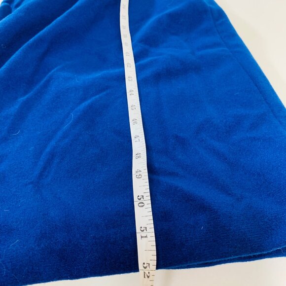 Appel Southwestern Blue Robe Petite Size M Retro Style Embroidered VTG Bathrobe - Picture 10 of 14